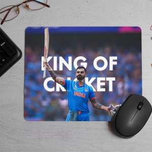 King of Cricket Printed Mouse Pad