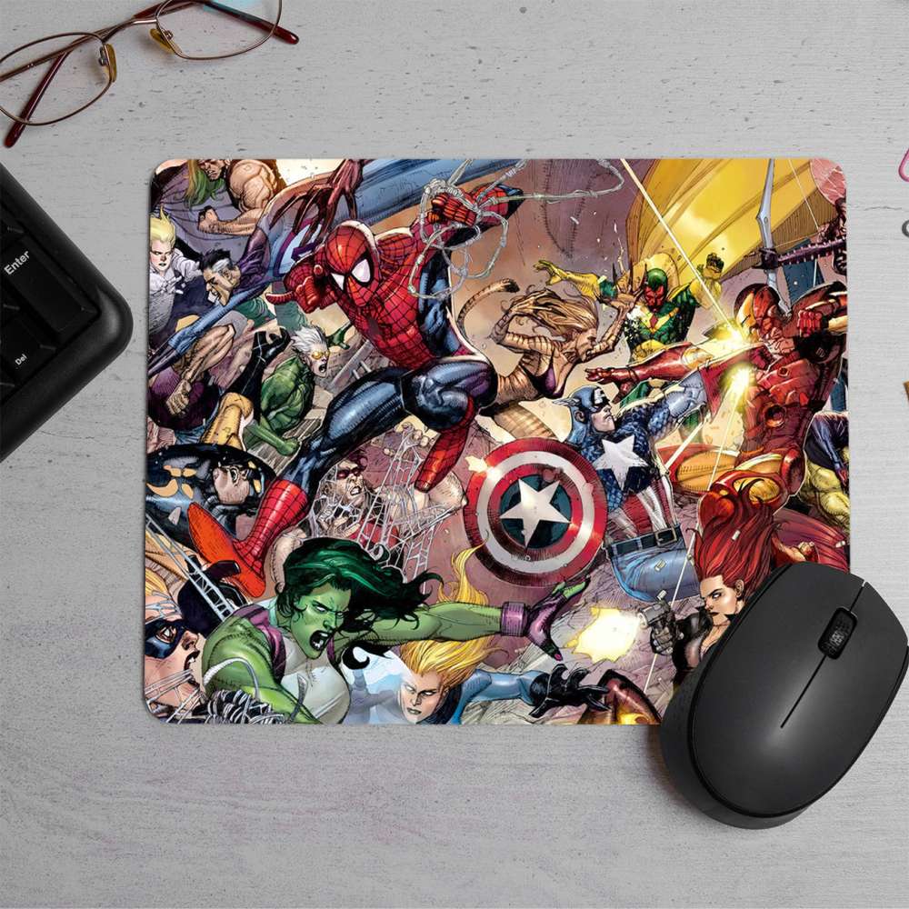 Marvel Heroes Printed Mouse Pad