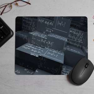 Maths Equation Boxes Printed Mouse Pad