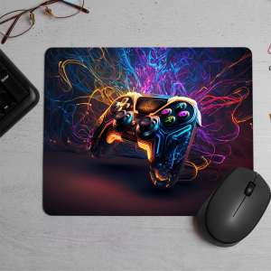 Neon Color Gaming Printed Mouse Pad