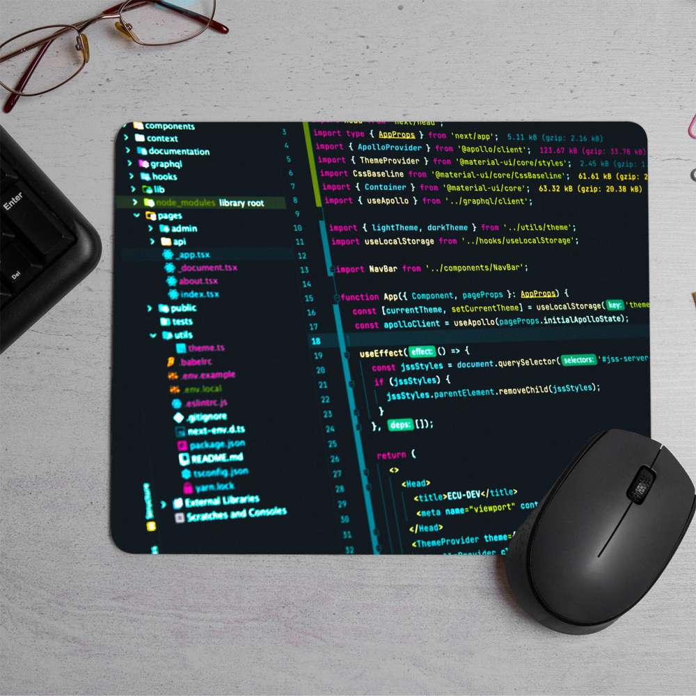 Node Express Basics Printed Mouse Pad
