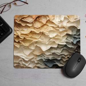Paper fiber art Abstract Printed Mouse Pad