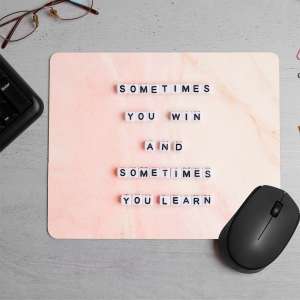 Professional Quotes Printed Mouse Pad