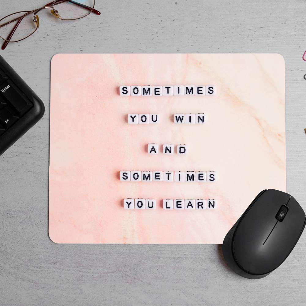 Professional Quotes Printed Mouse Pad