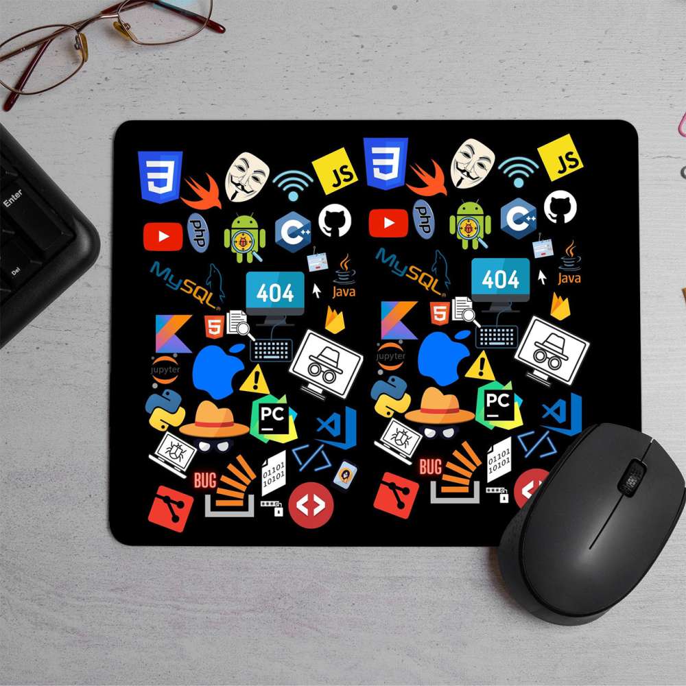Programmer Lifestyle Printed Mouse Pad