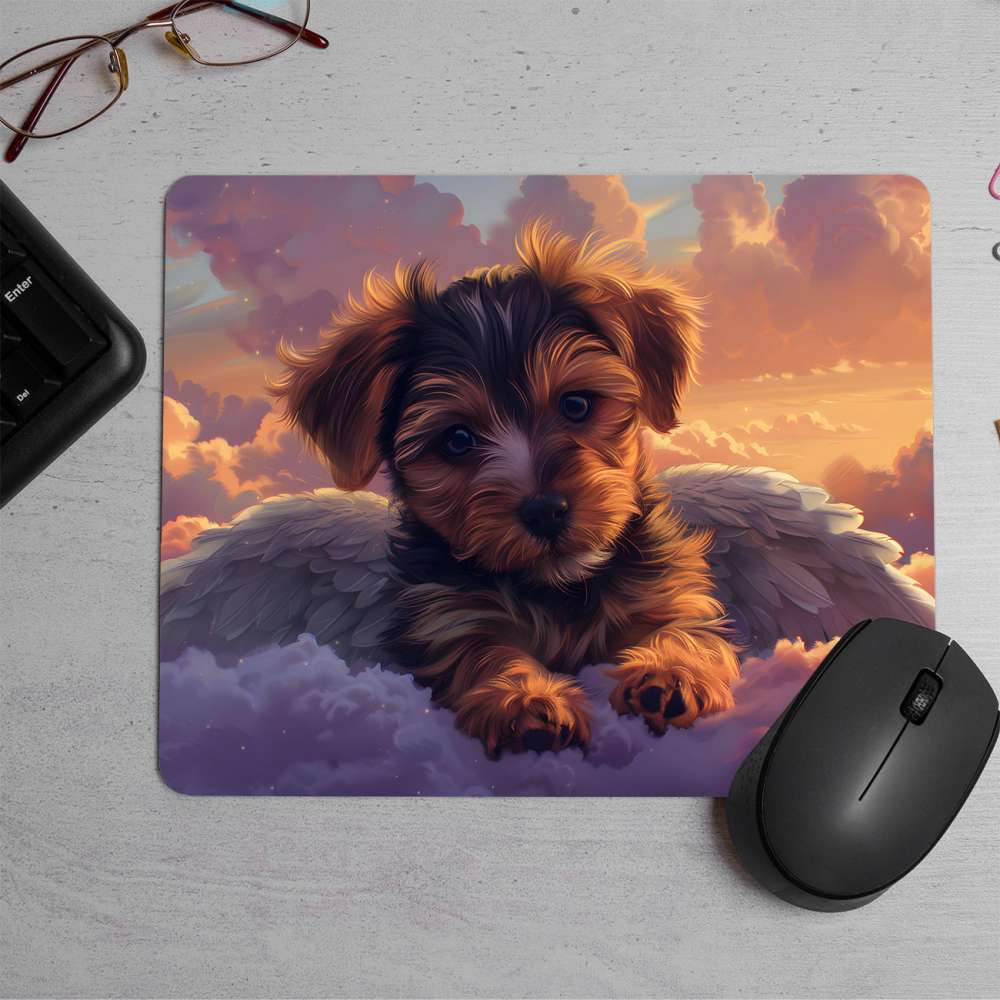 Puppy digital art Printed Mouse Pad