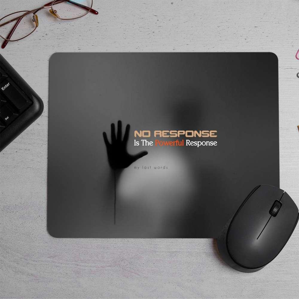 Response quotes Printed Mouse Pad