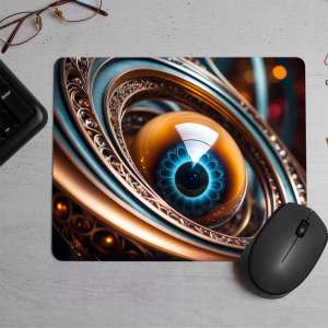Science Fiction Eye Art  Printed Mouse Pad
