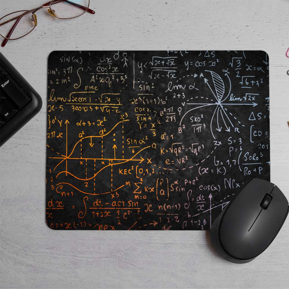 Summarize Mathematical Formulas Printed Mouse Pad