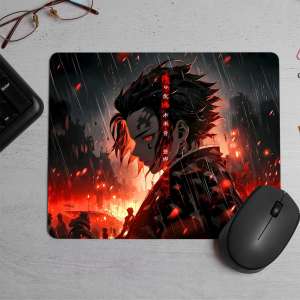 Tanjiro Kamado Demon Slayer Metal  Printed Mouse Pad