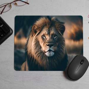 The king of the jungle Printed Mouse Pad