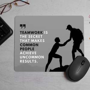 Yourfates Teamwork Quotes Printed Mouse Pad